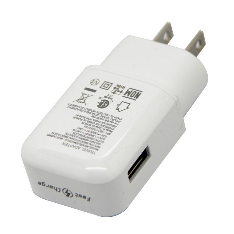 Chargeur mural adaptateur secteur à charge rapide USB-A Chargeur mural adaptateur secteur à charge rapide USB-A